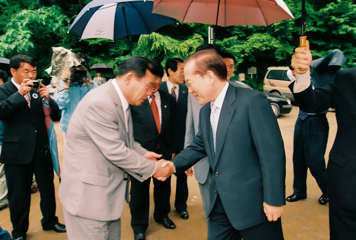 이회창 대선후보 방문