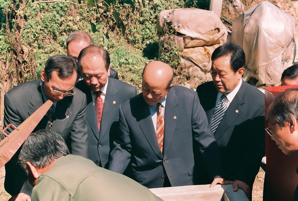 농촌형 소방전 화재진화 시연회