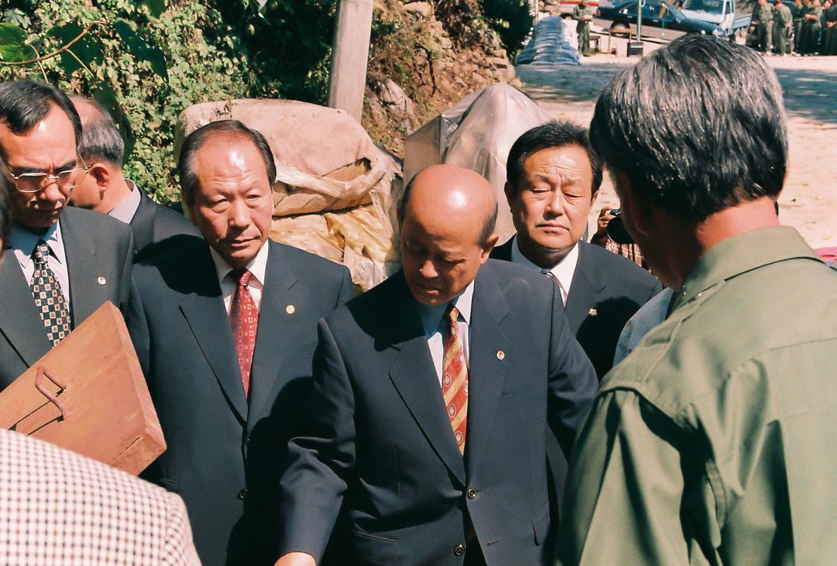 농촌형 소방전 화재진화 시연회