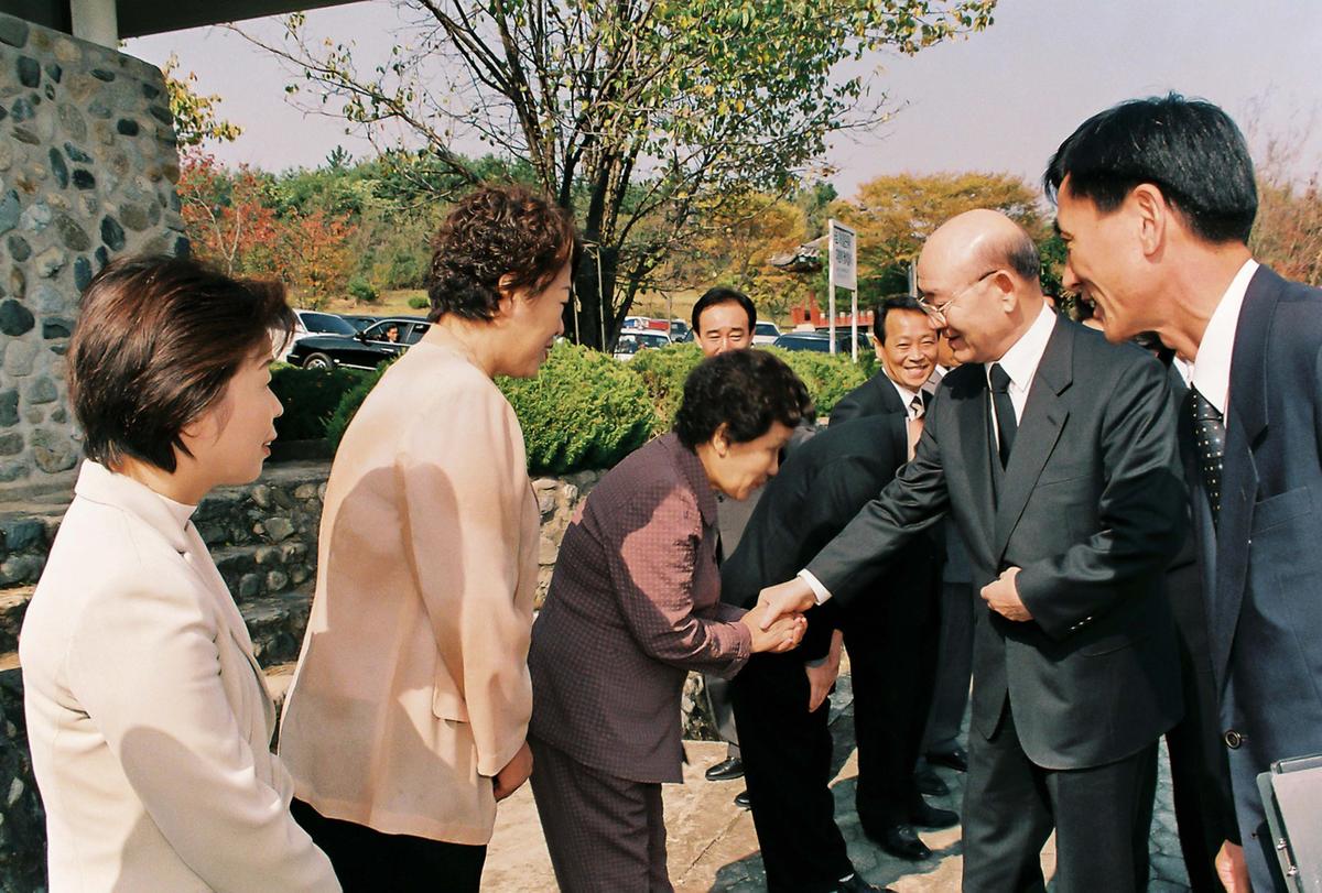 전두환 전대통령방문