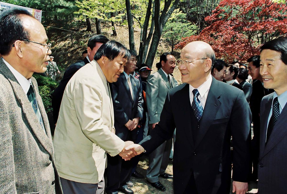 전두환전대통령방문