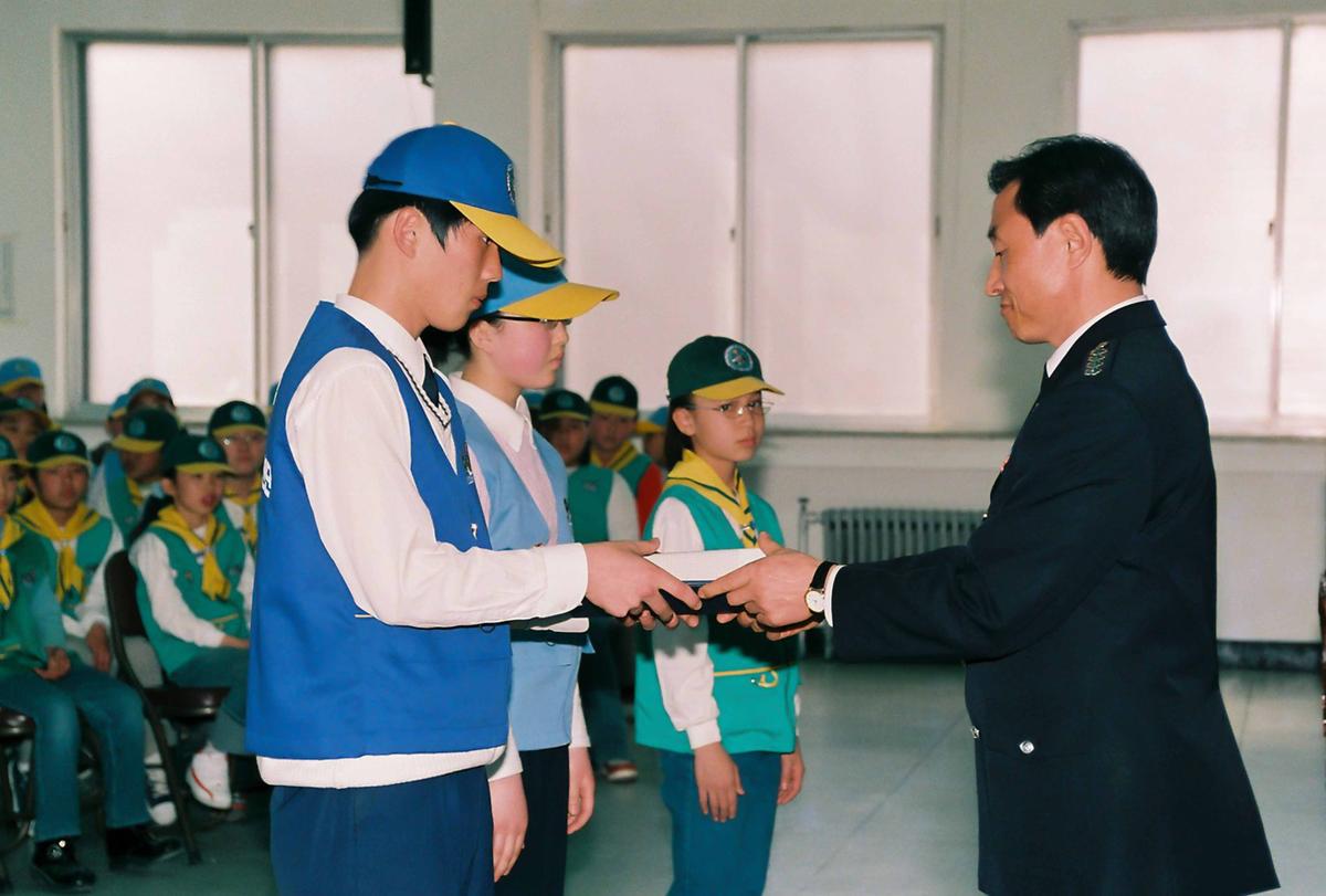 명예경찰 포돌이.포순이 소년단 제2기 출범식