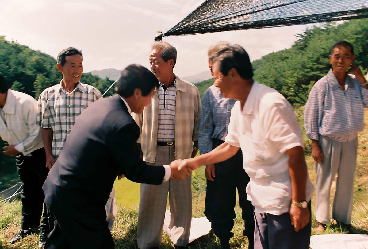 봉산면 계산소류지 보수공사 준공