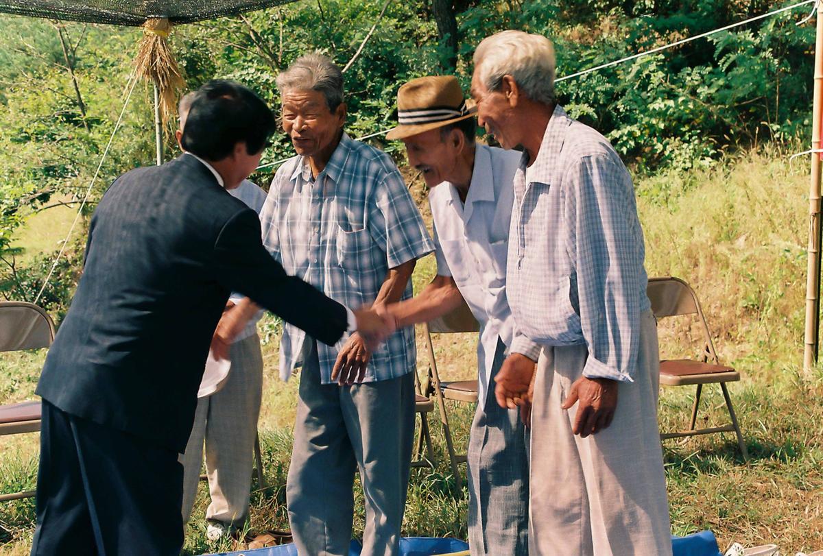 봉산면 계산소류지 보수공사 준공