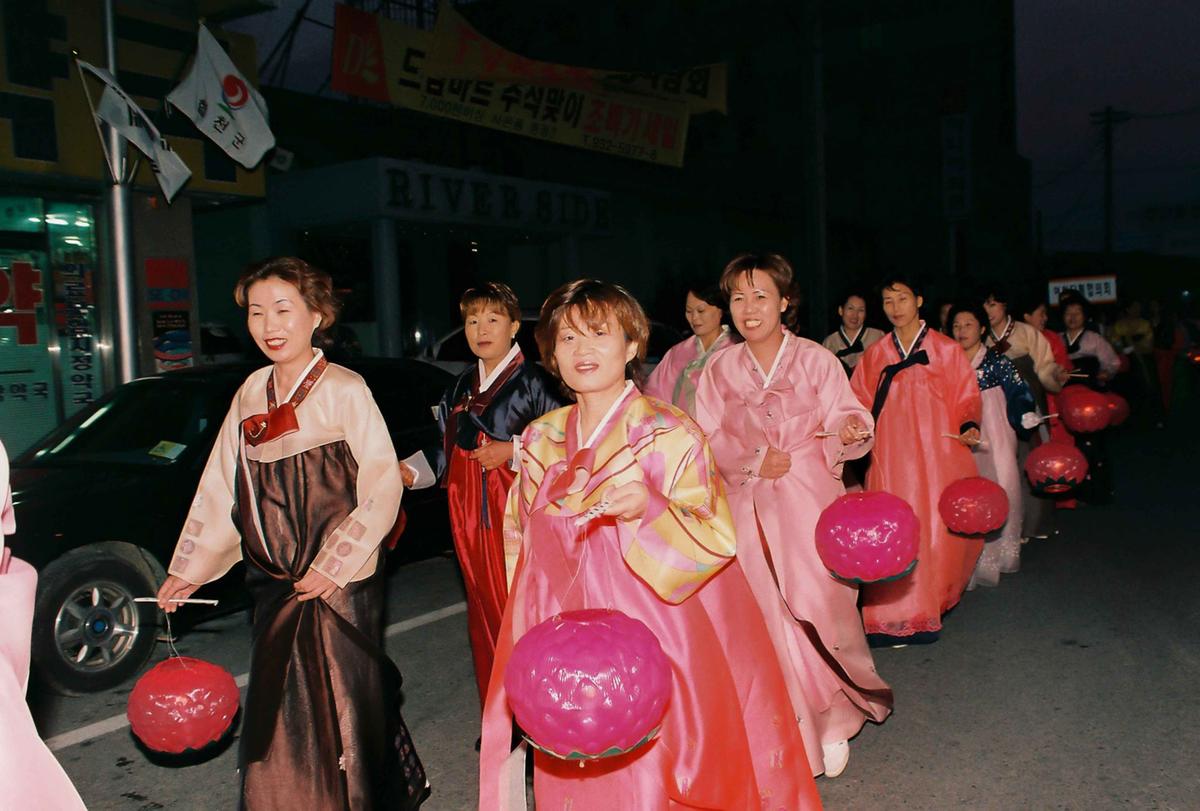 새 합천군기 개양식