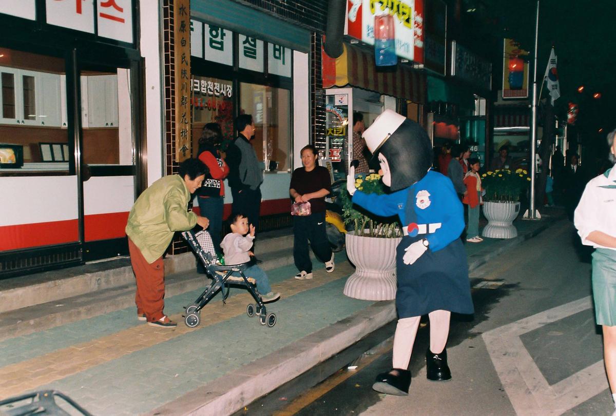 새 합천군기 개양식