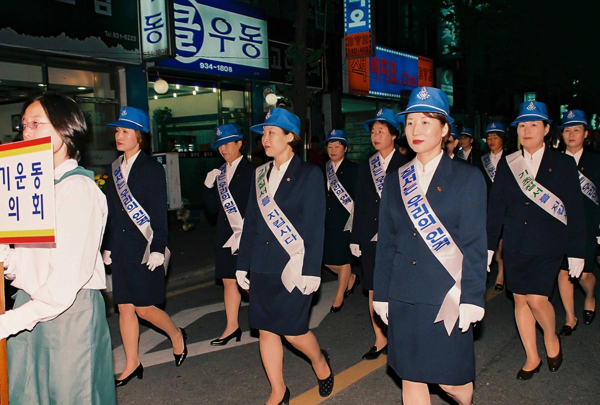 새 합천군기 개양식
