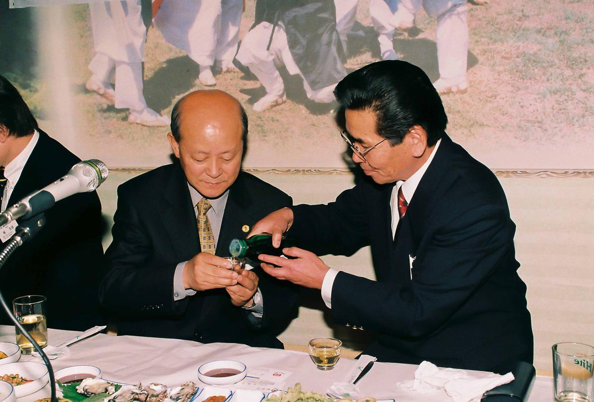 일본 고외전 중학생 합천군 방문