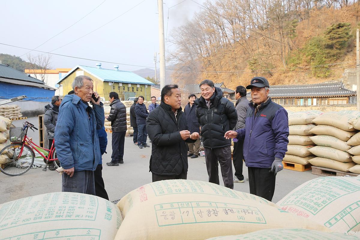 공공비축미매입야로수매현장