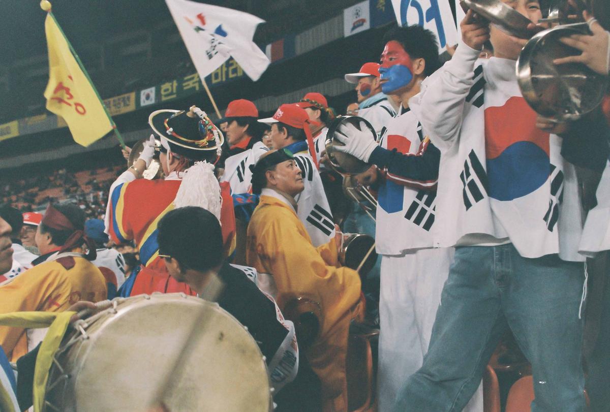 2002년 월드컵을 향하여 축구한군 관광합천