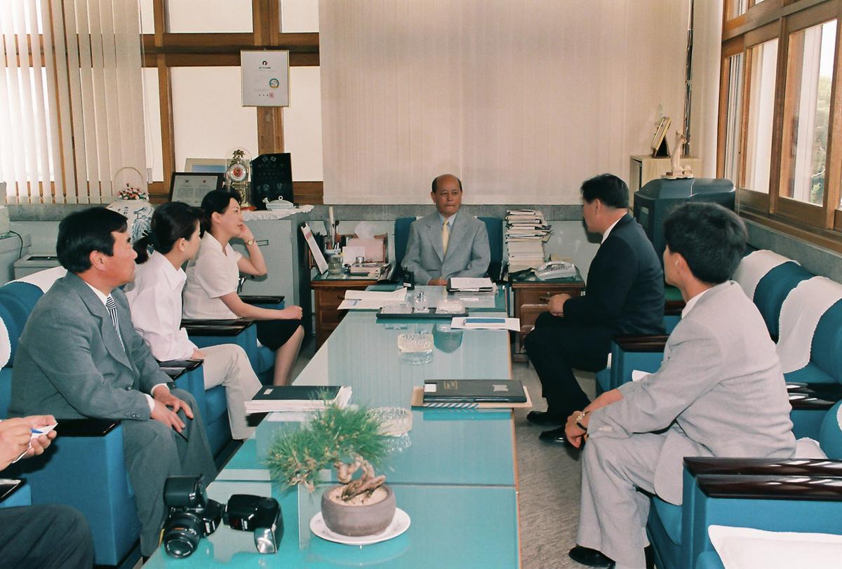 군수와 만남의 시간