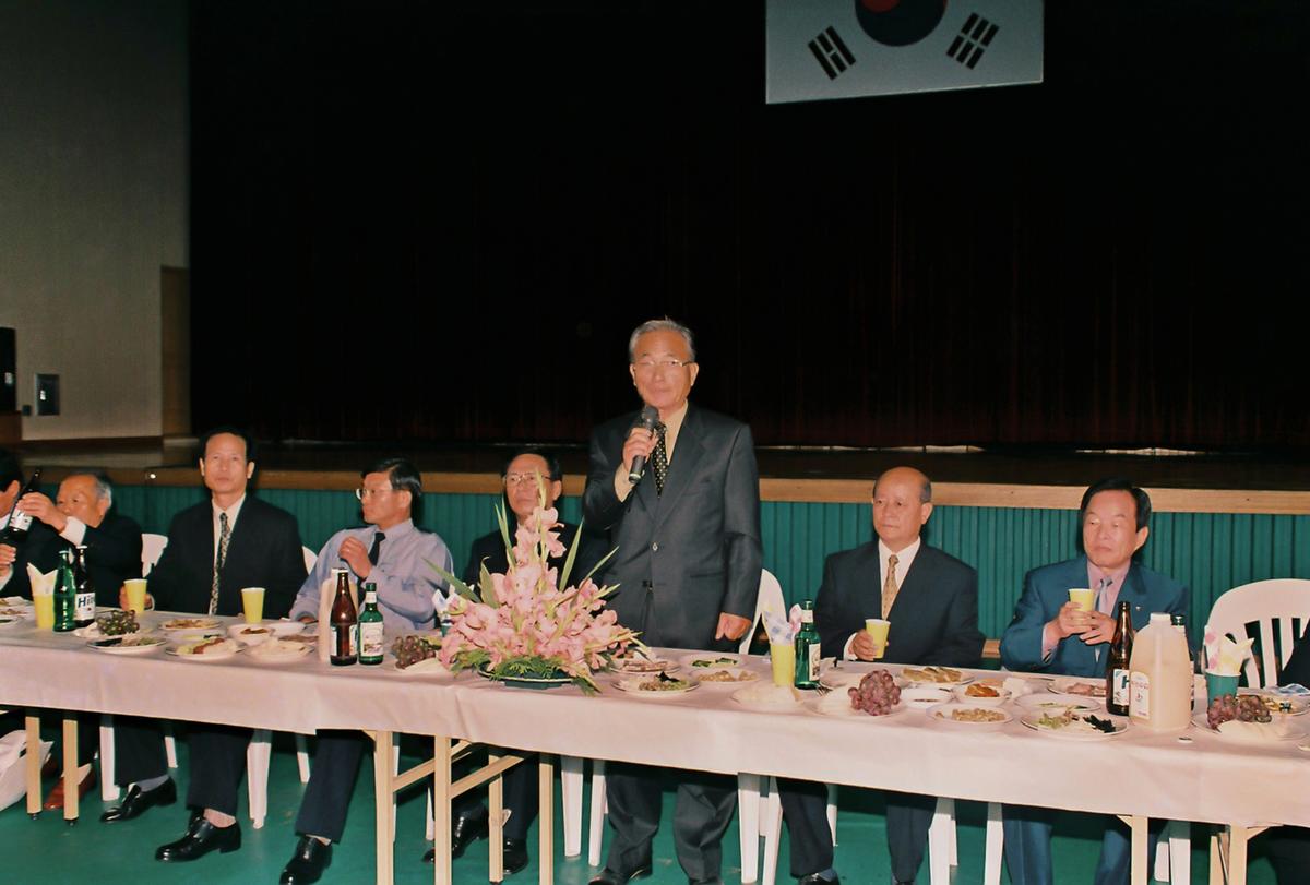 대야문화제전 위원회 향우-내빈 오찬장