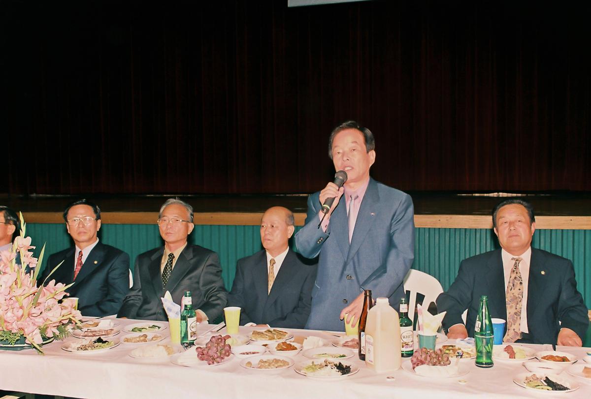 대야문화제전 위원회 향우-내빈 오찬장
