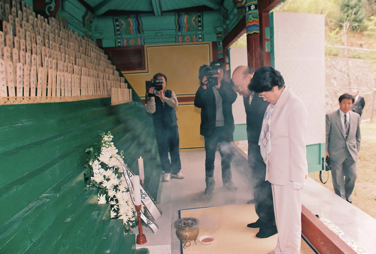 전두환 전대통령 고향방문