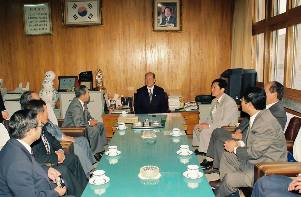 도협의회장 방문의원과의 간담회