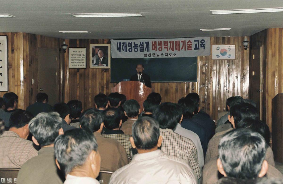 새해영농설계 벼생력재배기술 교육