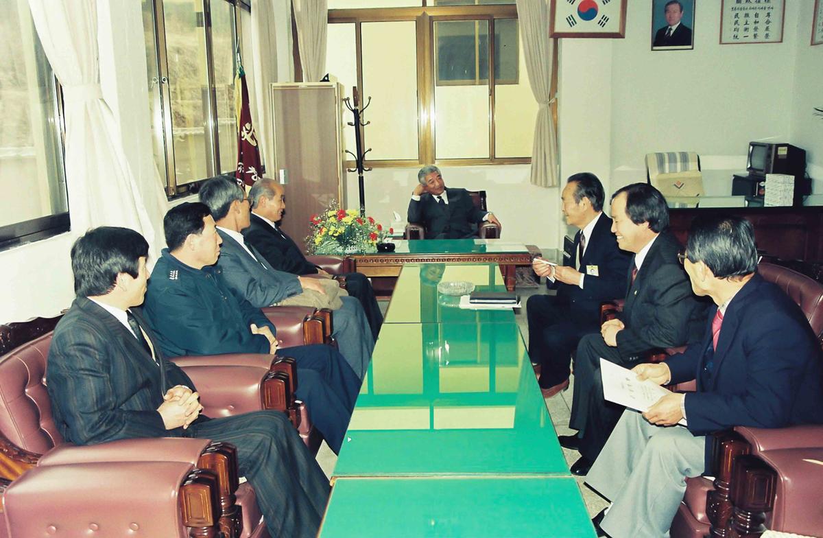 김한배군수 초청간담회
