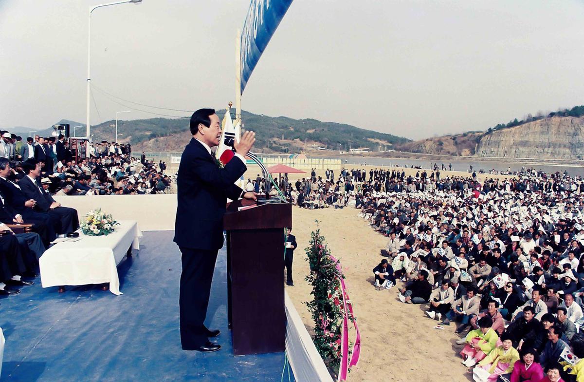 민주자유당 합천군 지구당 정당연설