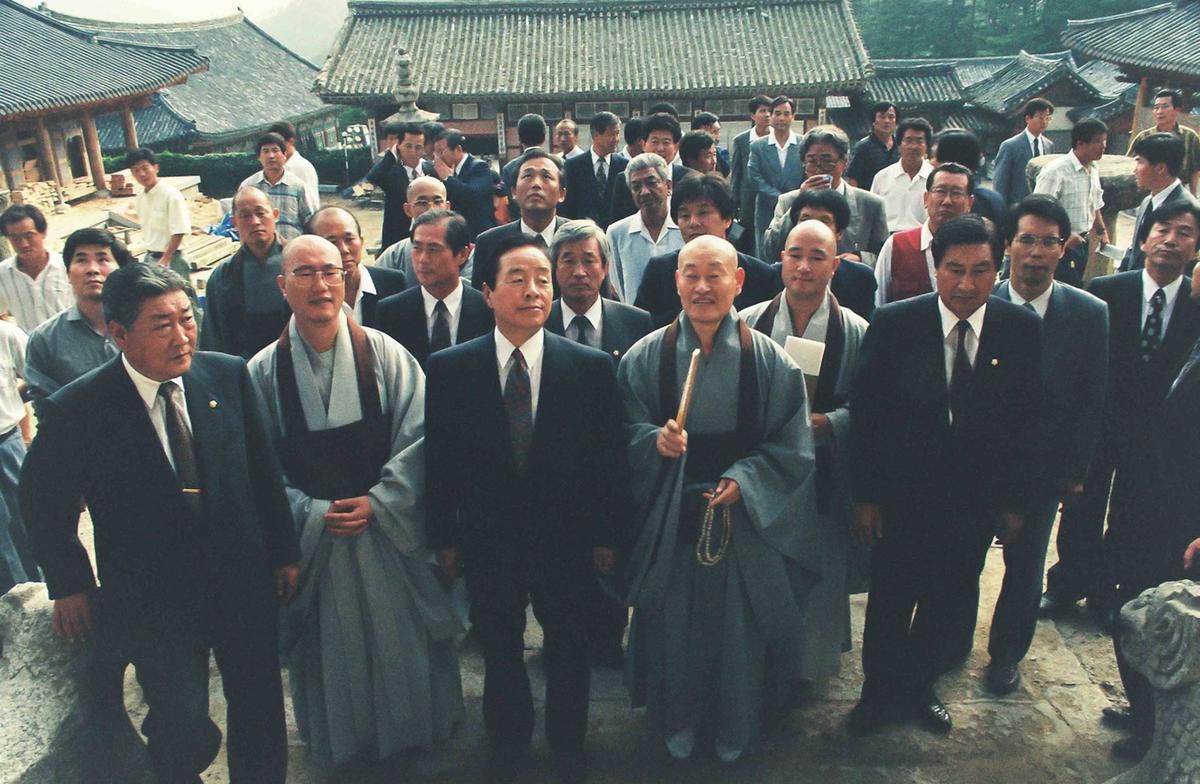 김영삼 전대통령 방문