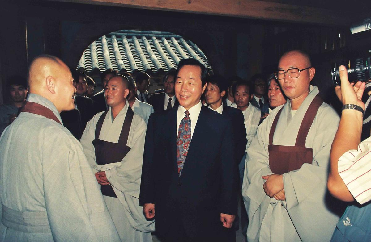 김영삼 전대통령 방문