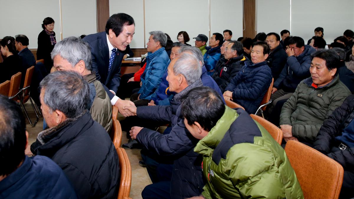대양면정 보고회