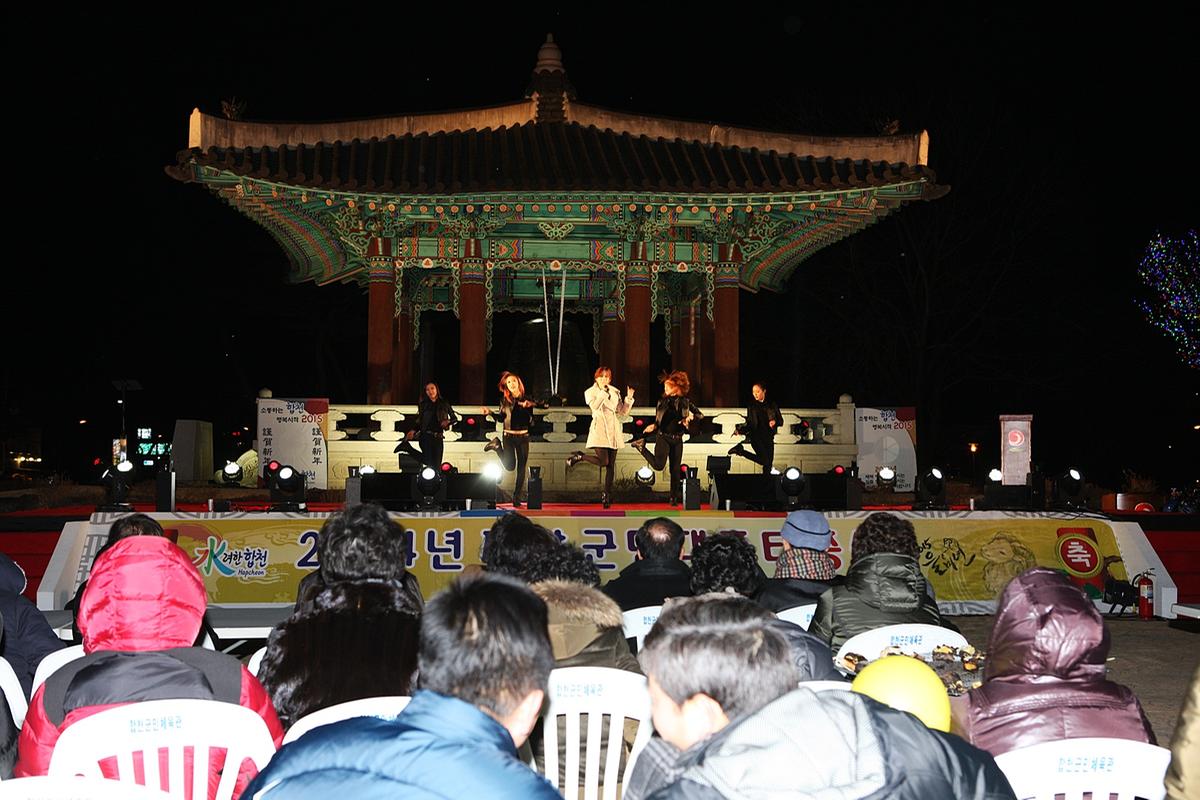 2014제야군민타종식및신년메세지전달