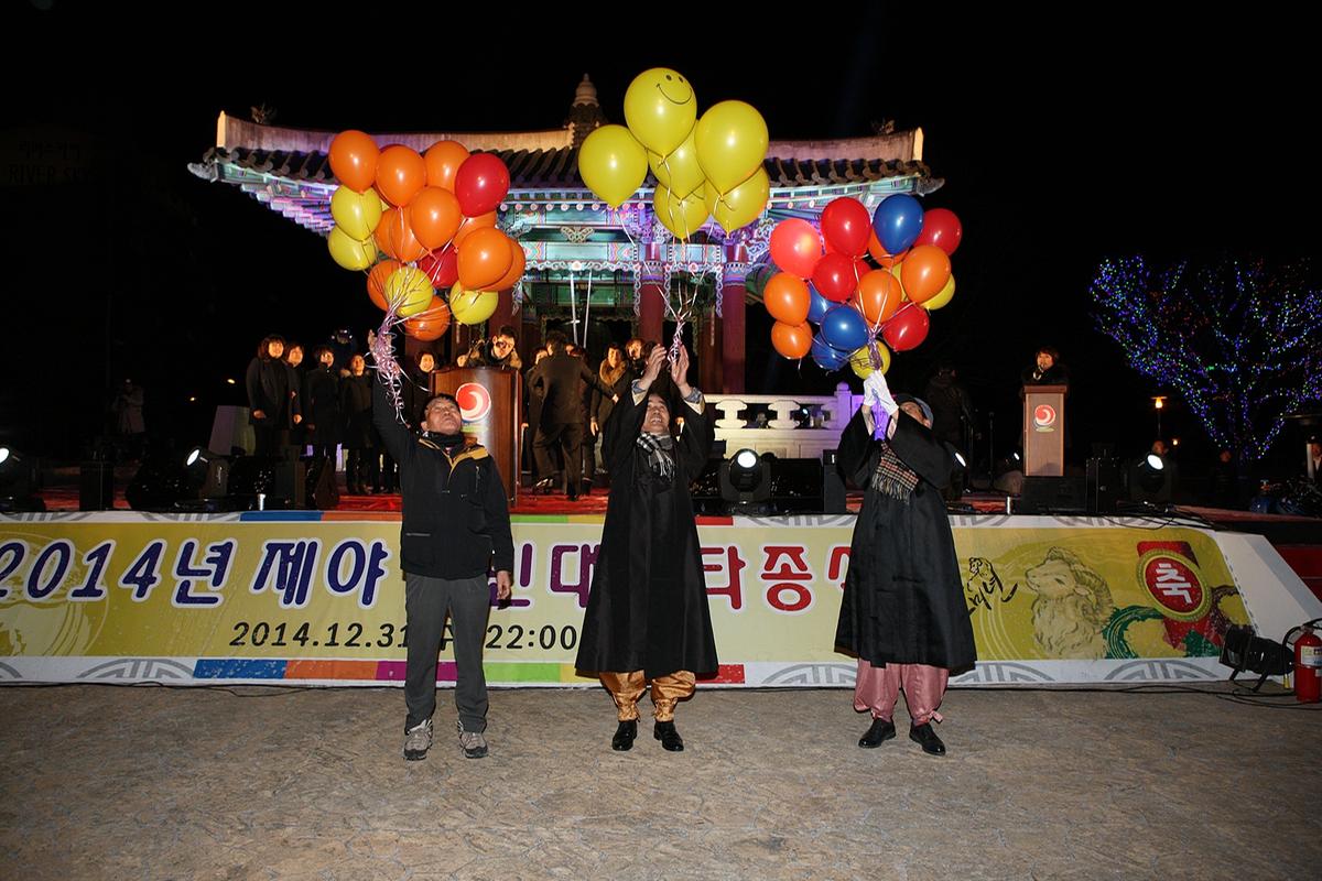 2014제야군민타종식및신년메세지전달