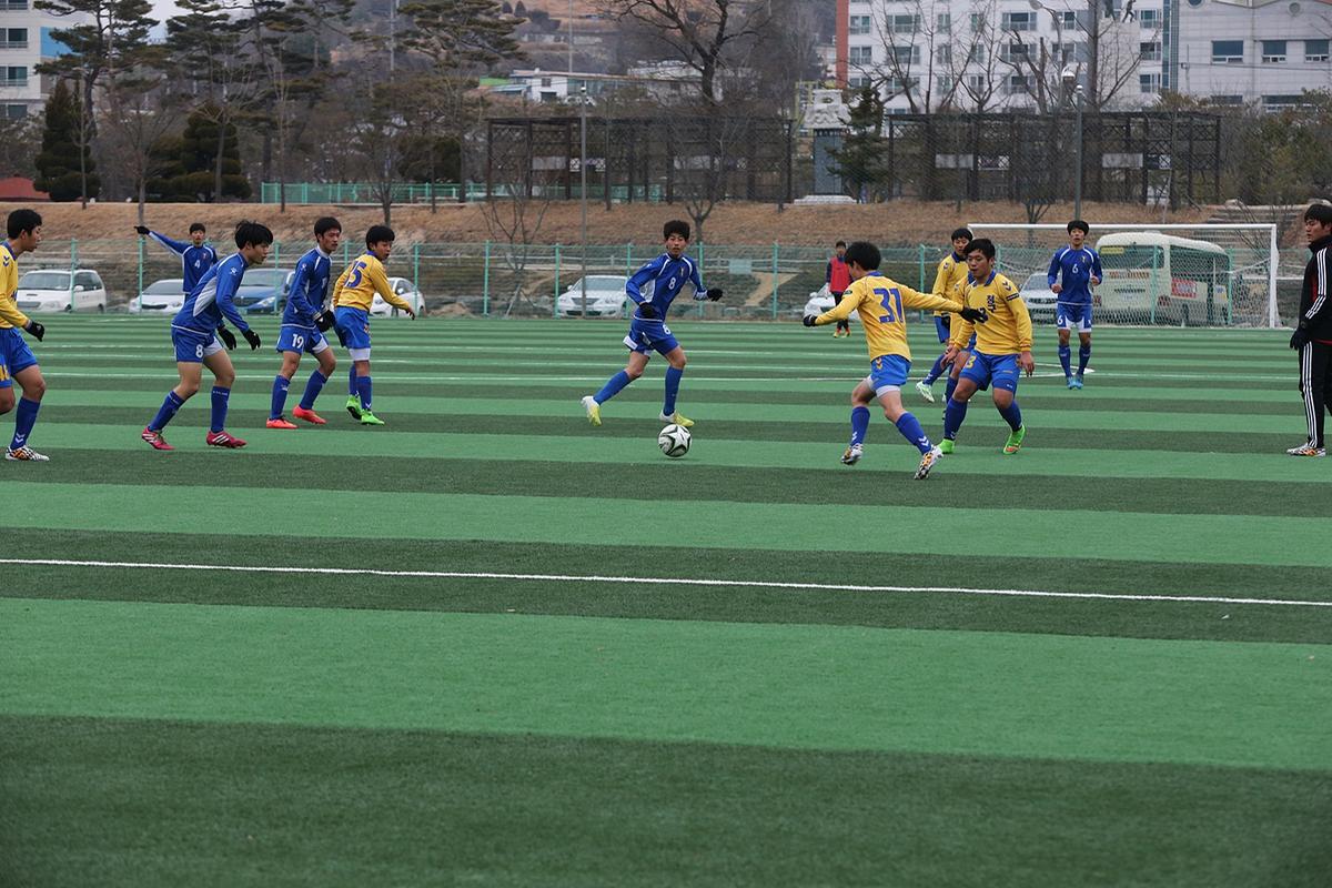 청구고등학교-신갈고등학교동계훈련