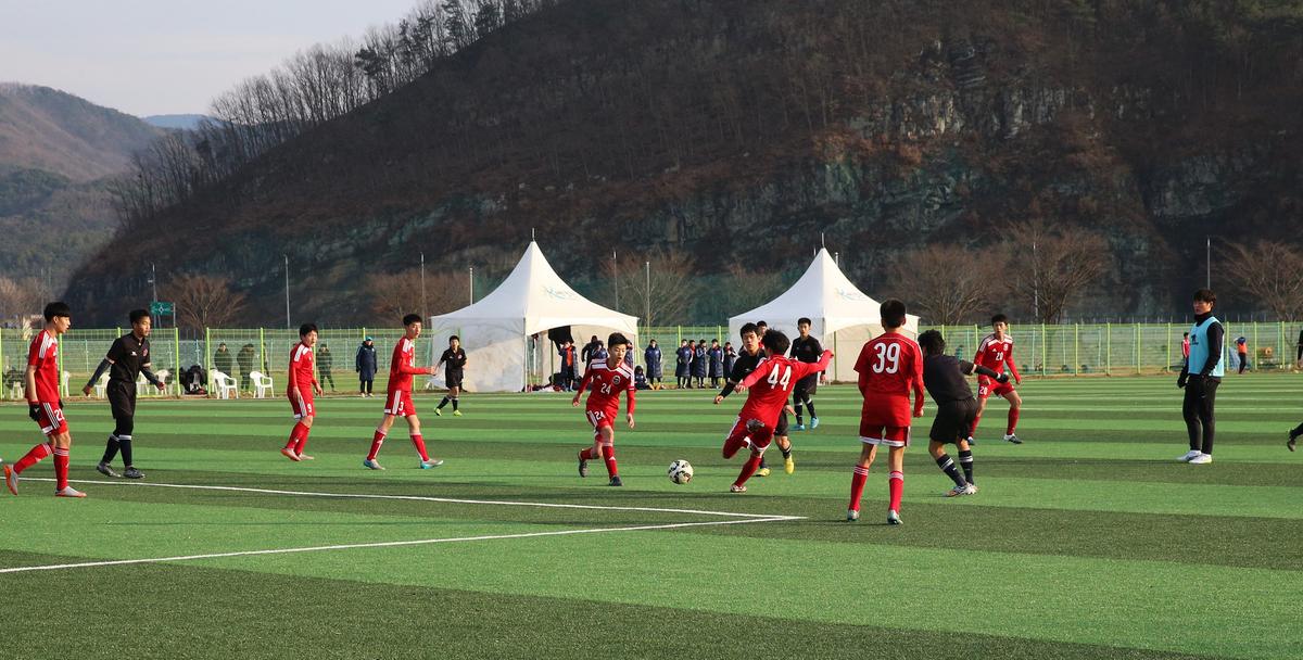 2016년1월축구동계훈련청구중진주중