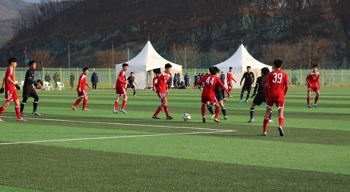 2016년1월축구동계훈련청구중진주중