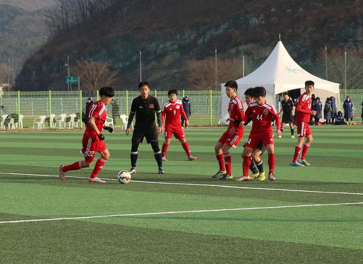 2016년1월축구동계훈련청구중진주중