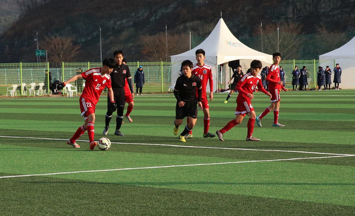 2016년1월축구동계훈련청구중진주중