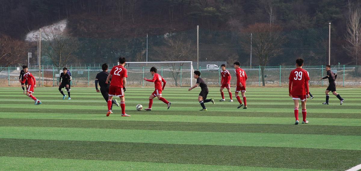 2016년1월축구동계훈련청구중진주중