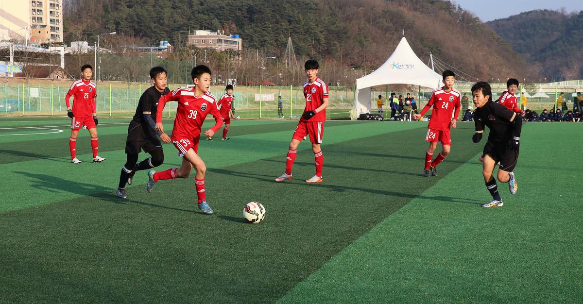 2016년1월축구동계훈련청구중진주중
