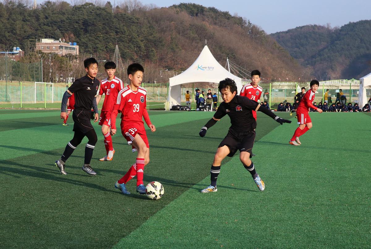 2016년1월축구동계훈련청구중진주중
