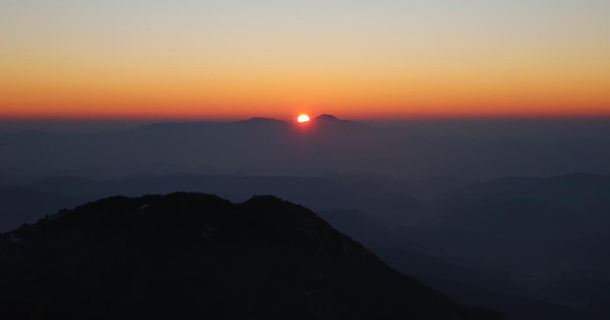 2016년황매산일출
