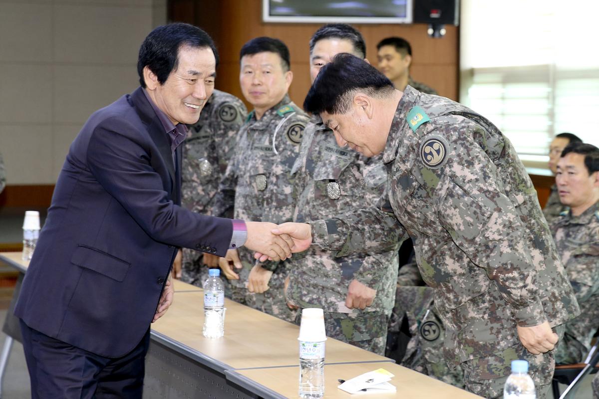 합천대대 동원 및 예비군 정기감사 사후강평