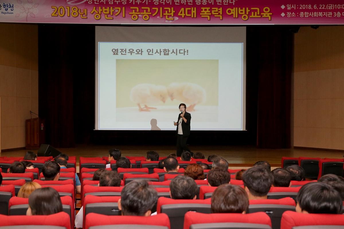2018년 상반기 공공기관 4대 폭력 예방교육