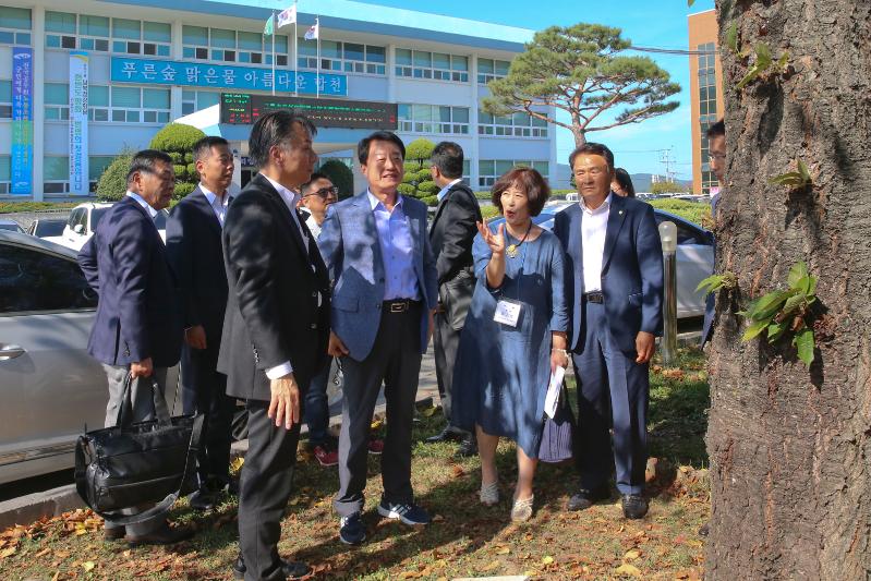 일본 자매결연도시 미토요시 시장 방문단 간담회