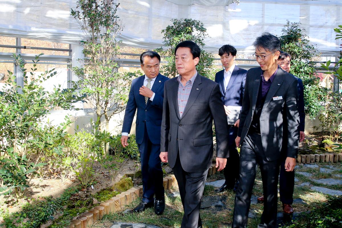 황매산 수목원 개원식