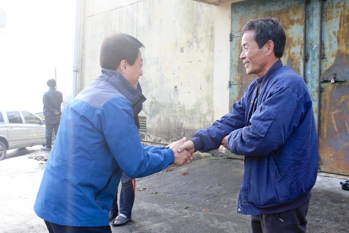 율곡면 공공비축미 매입 현장 방문