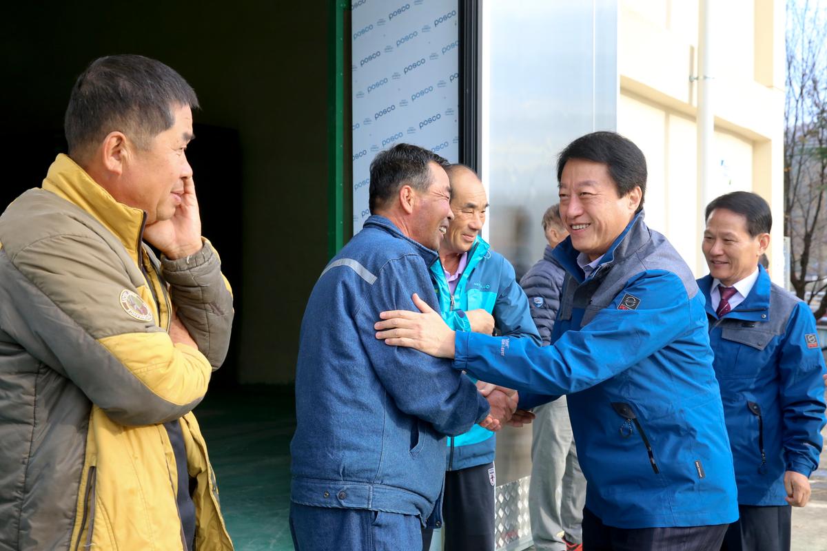 대양면 공공비축미 매입 현장 방문