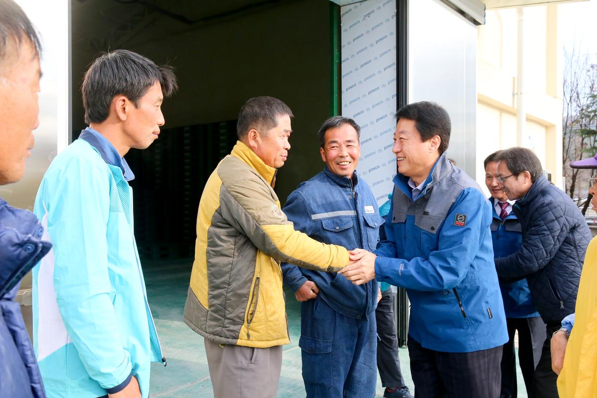대양면 공공비축미 매입 현장 방문