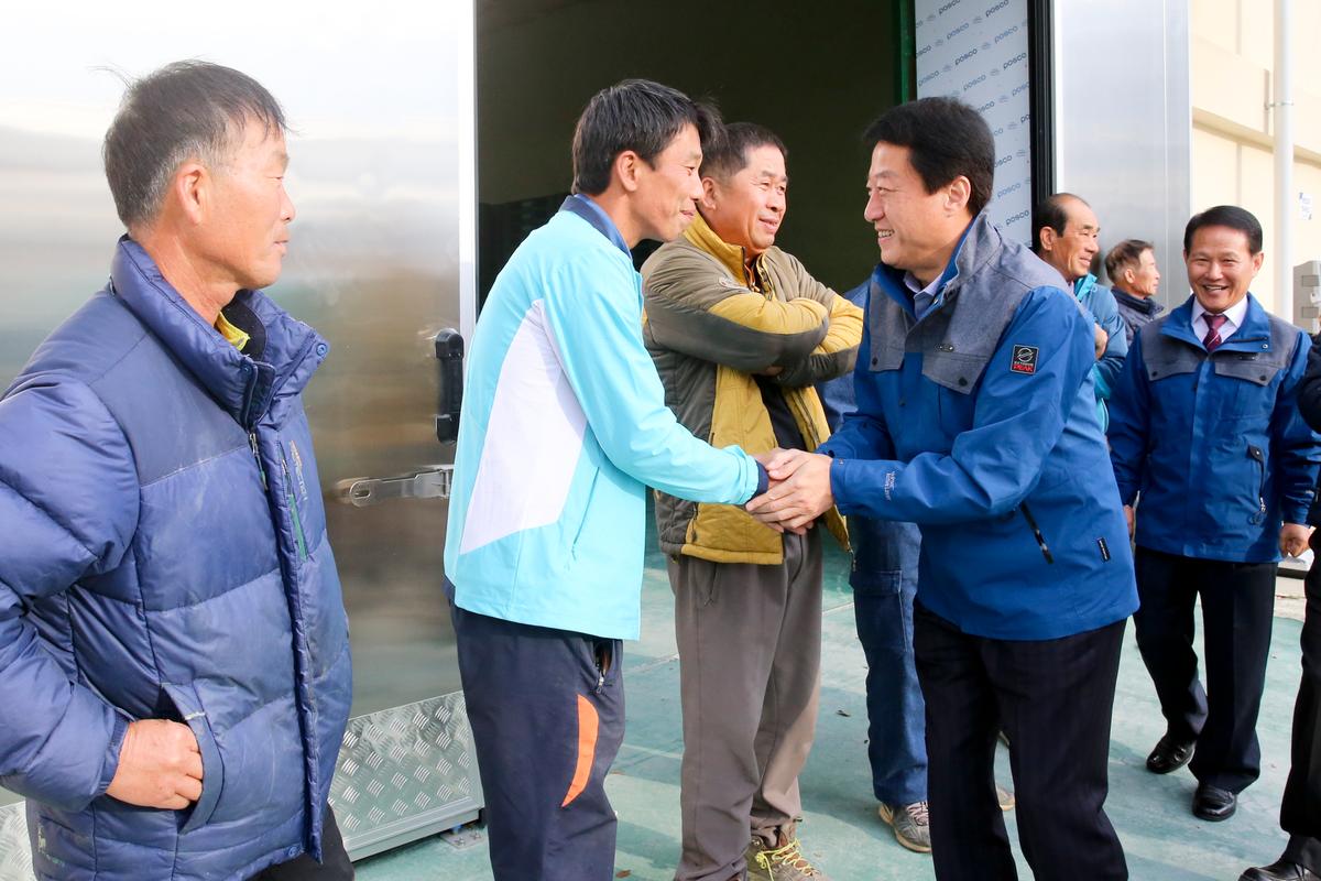 대양면 공공비축미 매입 현장 방문