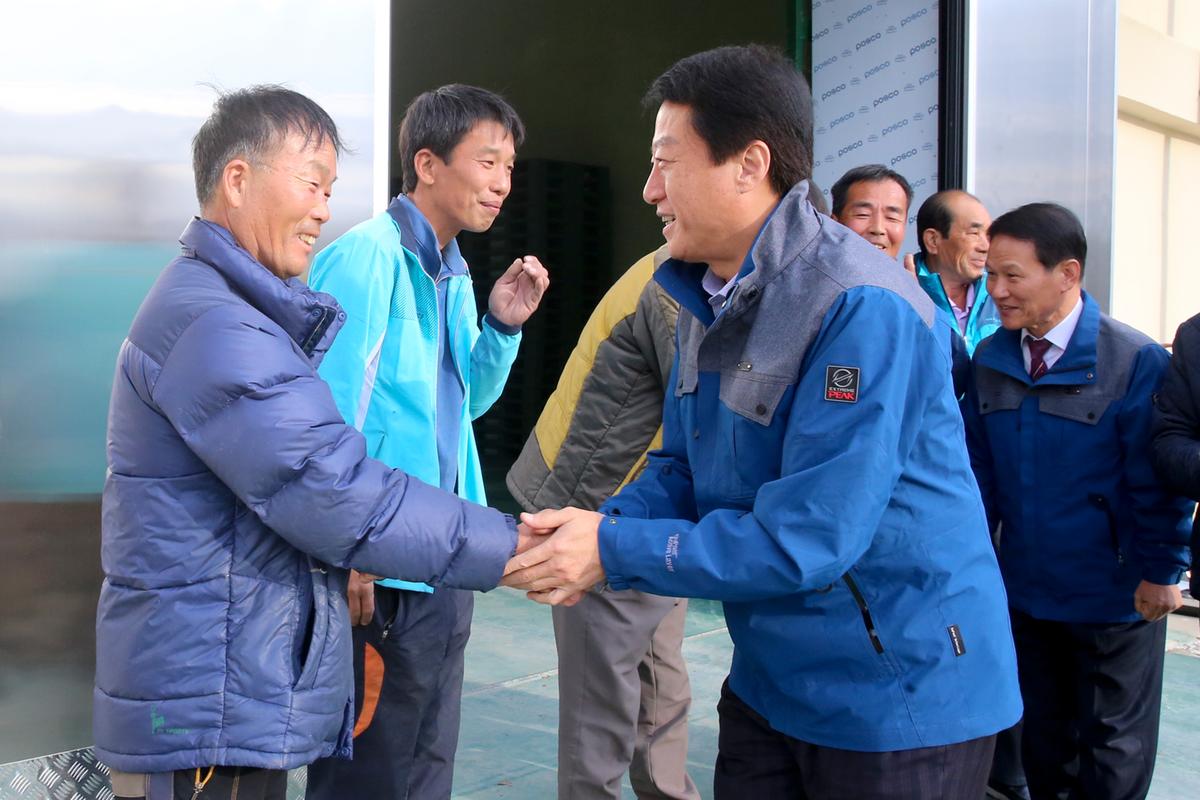 대양면 공공비축미 매입 현장 방문