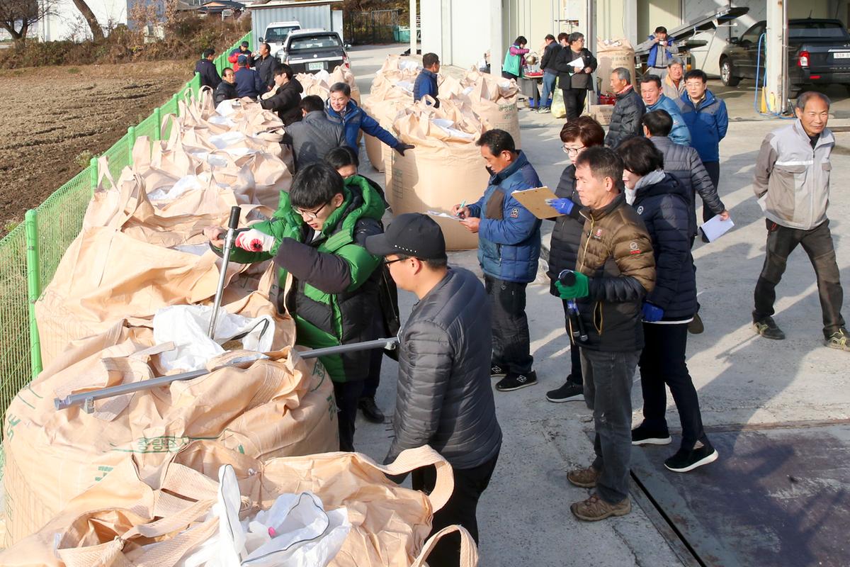대병면공공비축미 매입 현장 방문