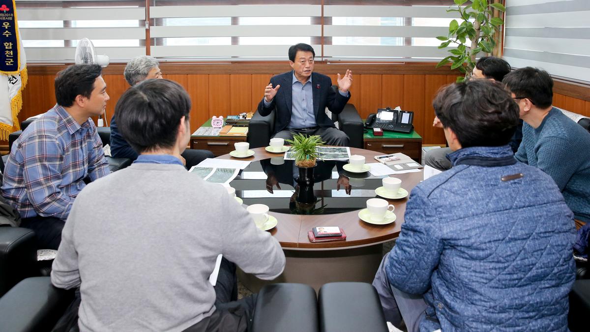 KBS중계소 부지 이전대상지 현장방문 관계자 면담