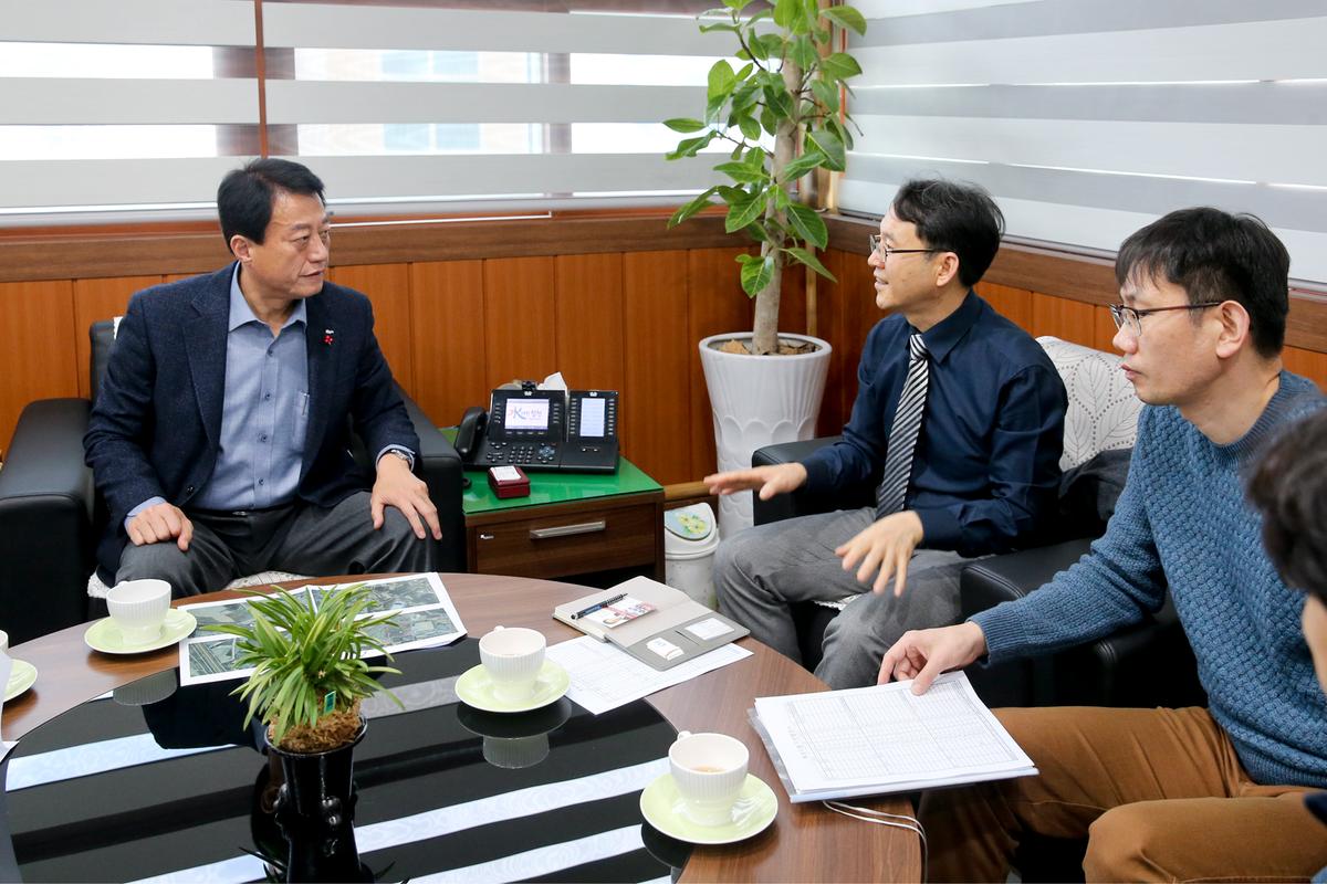 KBS중계소 부지 이전대상지 현장방문 관계자 면담