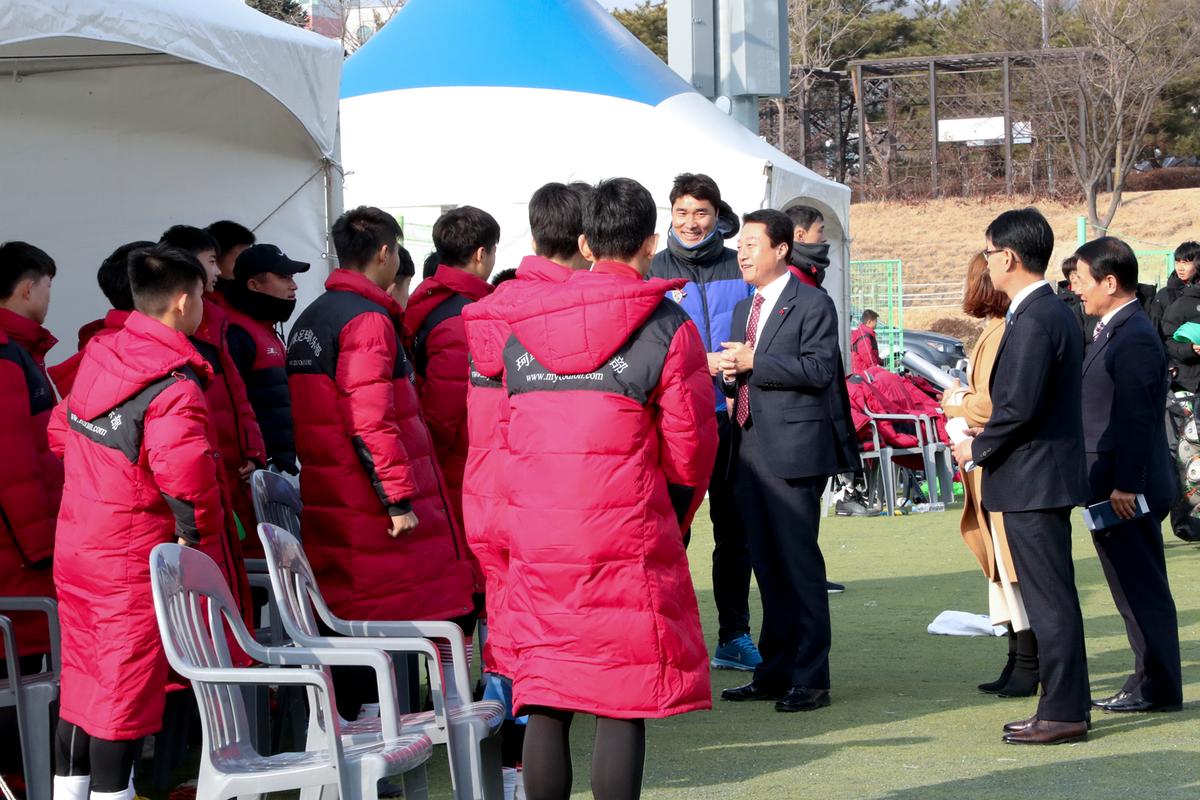 2019 시즌 축구 동계전지훈련 인터뷰