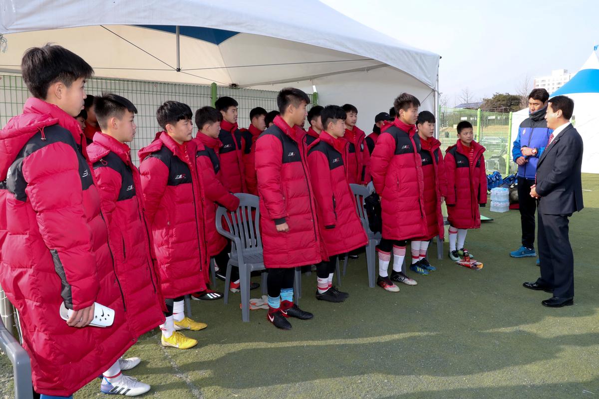 2019 시즌 축구 동계전지훈련 인터뷰